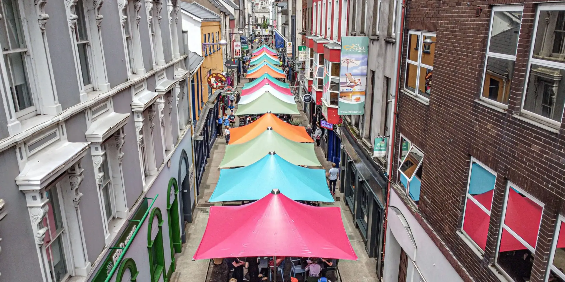 Commercial Parasols - Princes street