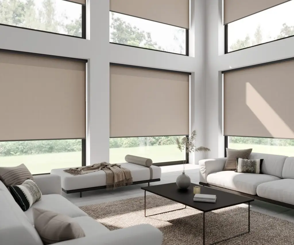 large window blinds