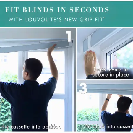 Grip Fit. Acme blinds