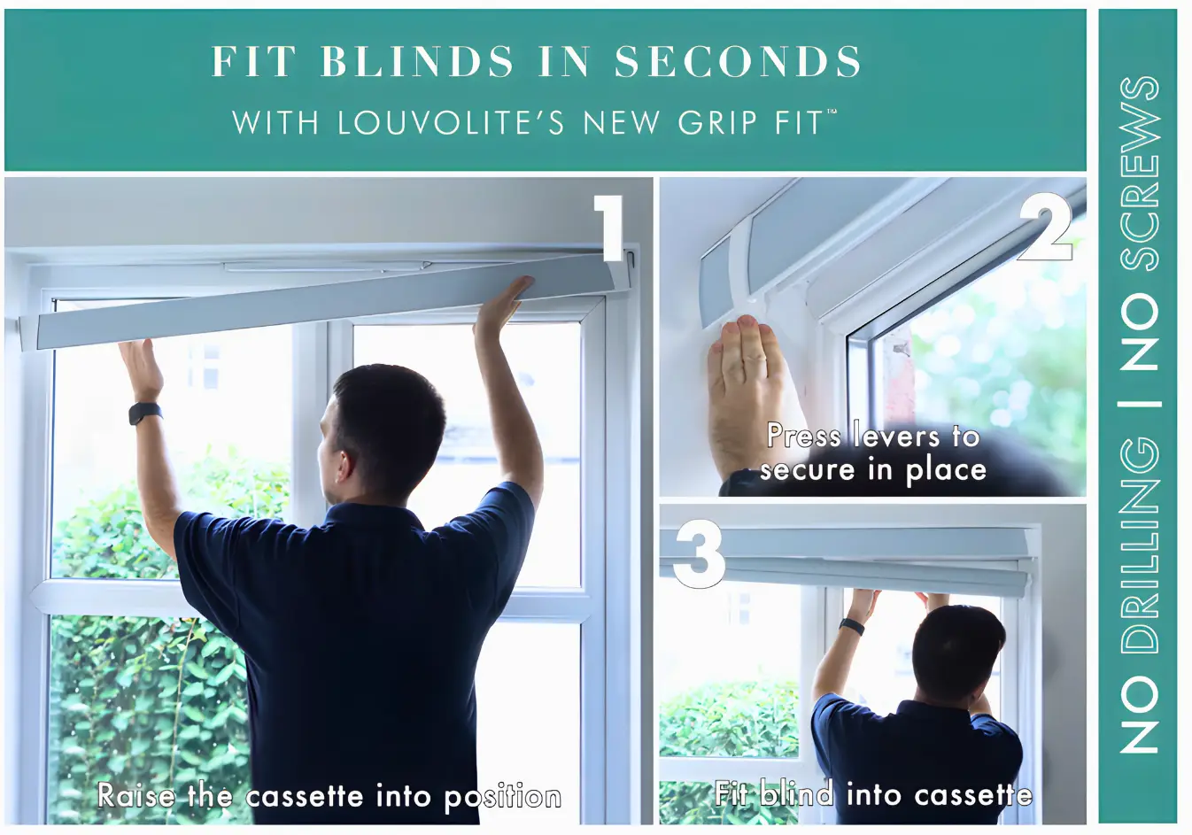 Grip Fit. Acme blinds